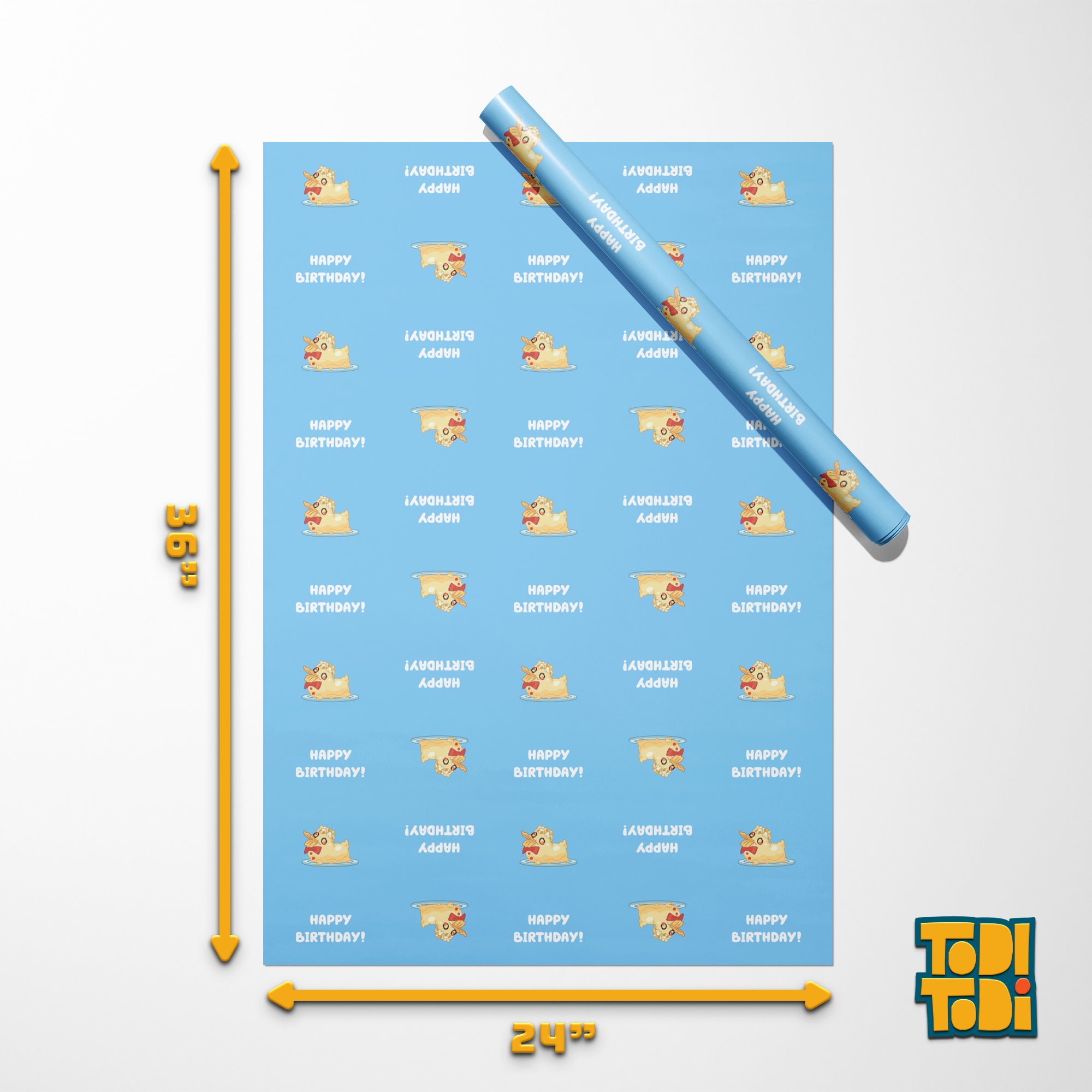 Bluey Birthday Wrapping Paper Duck Cake Gift Wrap Bluey Etsy Ireland Bluey birthday wrapping paper duck cake gift wrap bluey etsy ireland
