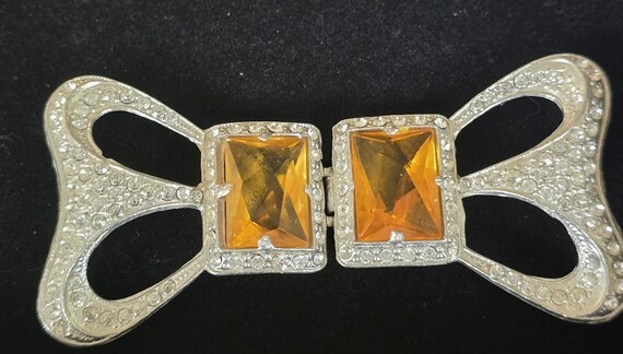 Antique 1930s Dress Buckle Fabulous Design