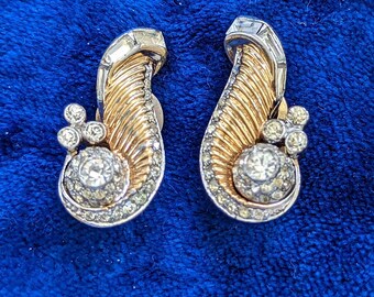 Vintage Mazer Art Deco Earrings