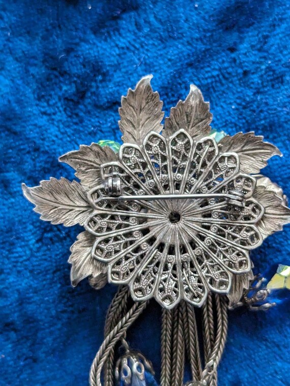 Outstanding Vintage Rhinestone and Crystal Brooch… - image 7