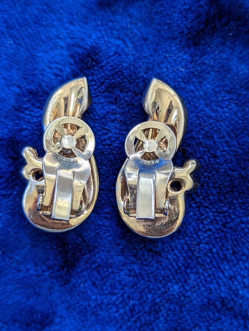 Vintage Mazer Art Deco Earrings Etsy