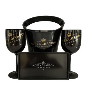 Limited Edition Branded Wine Accessories Plastic Moet Chandon Cooler Party Champagne  Bottle Bucket