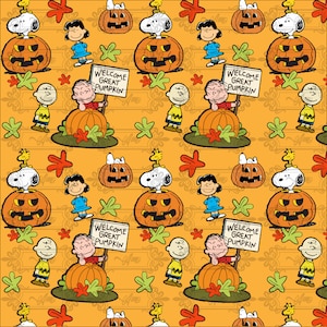 Great Pumpkin / Halloween / Digital Pattern /Kids Print / Digital Paper/ Instant Download / SVG / PNG