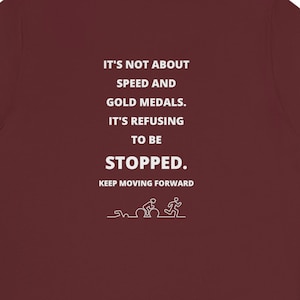 Inspirational Triathlete Shirt | Simply Somerset Tee | KMF T-shirt | Refuse to Be Stopped T-shirt