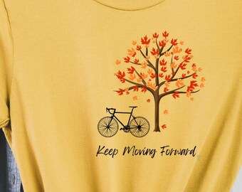 Fall Bicycle T-shirt | Simply Somerset Tee | Relax T-shirt | Cute Fall Bicycle Shirt