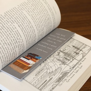 Catholic Bookmarks - PICK YOUR OWN Set  | 2x7 Illustrated Bookmark | Catholic Gifts, Double Sided Bookmark, Catholic Quote Bookmark