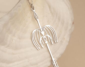 Avatar Spirit Seed Necklace: Sterling Silver Eywa Pendant, Nature Jewelry