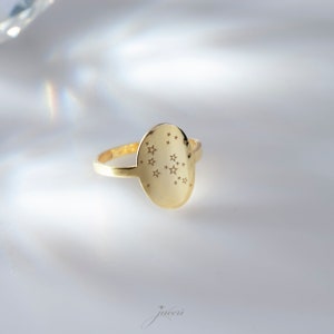 Minimal Stackable Constellation Horoscope Star Map Band Ring, Signet Ring, 925K Silver Custom Zodiac Ring,  Custom Birth Star Promise Ring