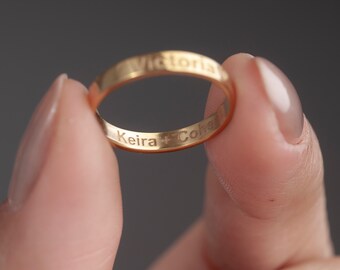 925 Sterling Silver Secret Message Ring - Personalized Promise Jewelry