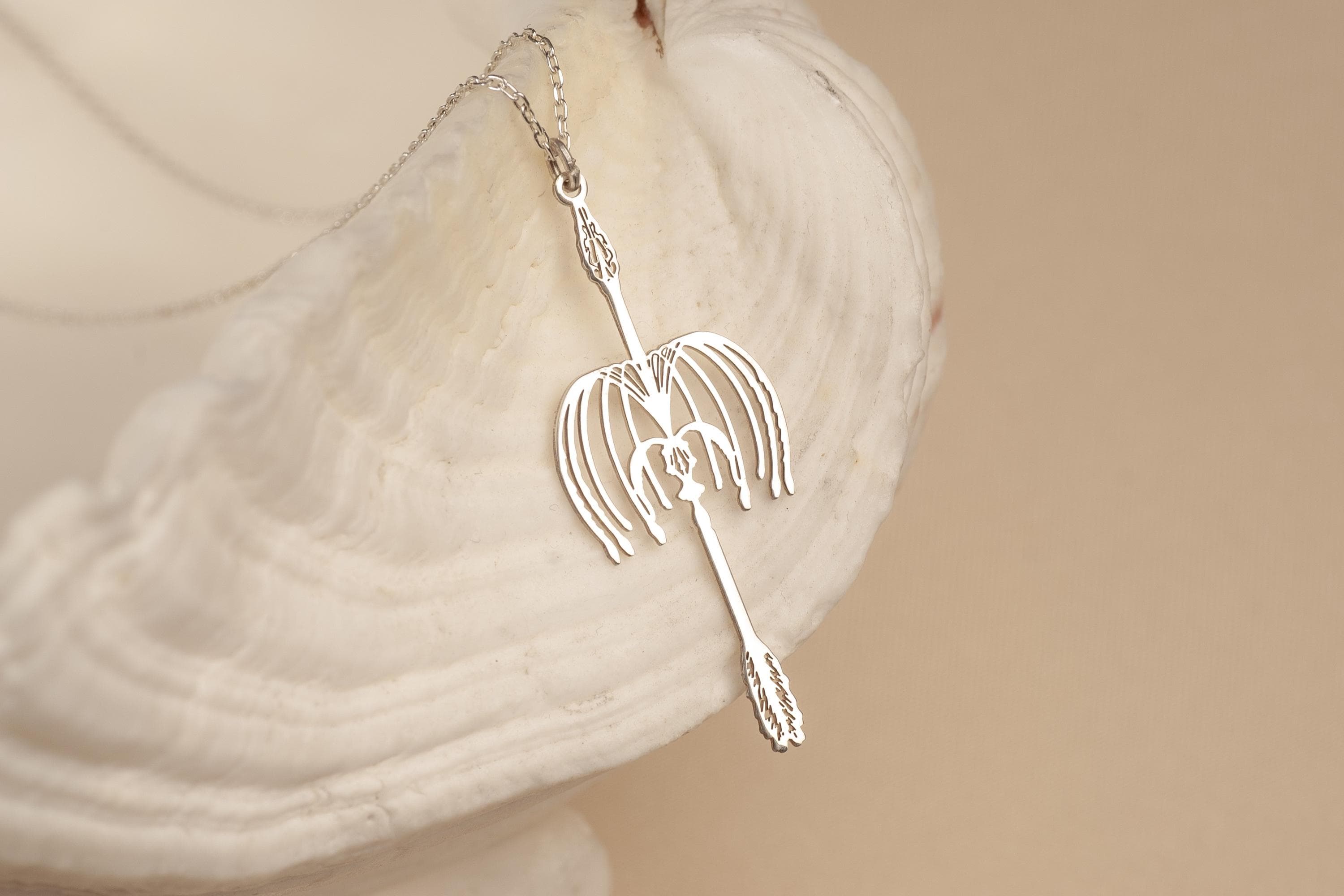 Avatar Spirit Seed Necklace: Sterling Silver Eywa Pendant, Nature