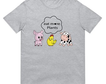 Eet meer planten Unisex T-shirt