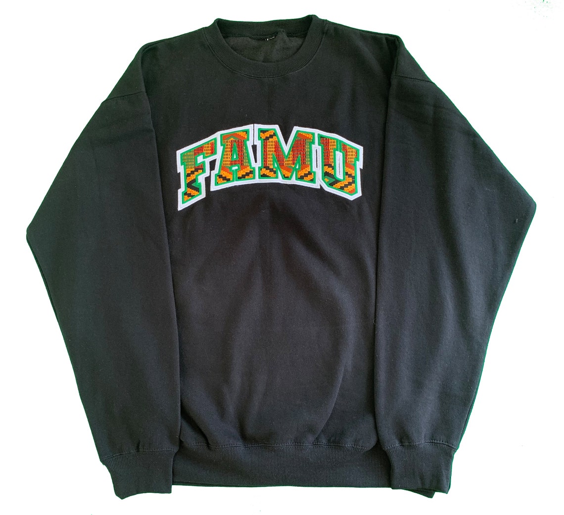 FAMU Embroidered Sweatshirt Famu Girl Famu Alumni Famu Etsy