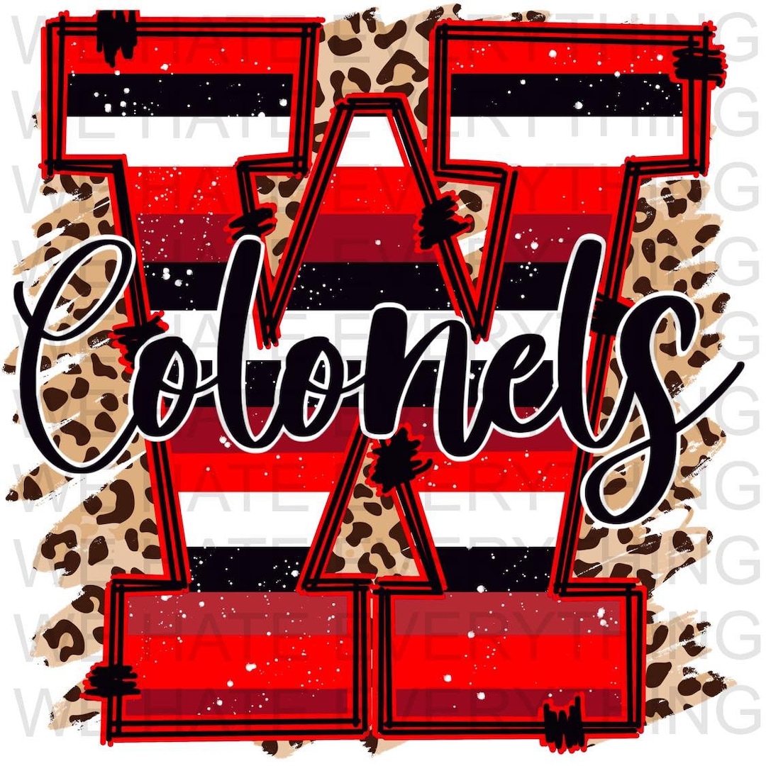 Whitley County Colonels Etsy