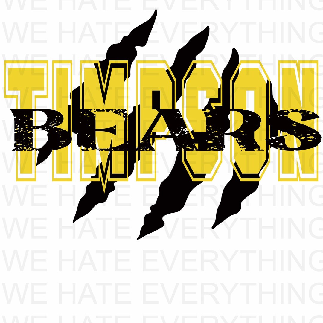 Timpson Bears Clack & Gold PNG Etsy