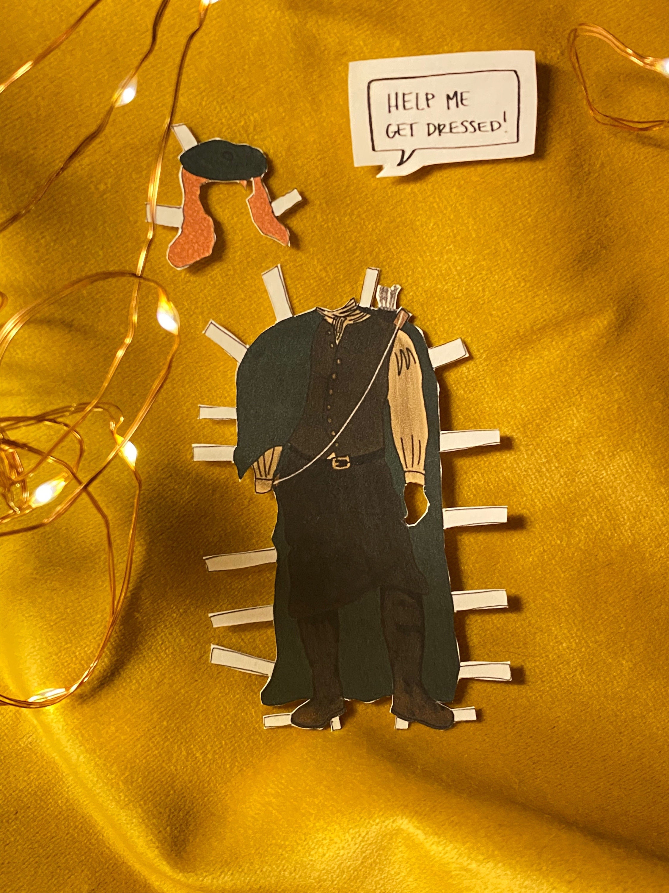 Outlander Jamie Fraser Nostalgia Style Paper Doll - Etsy