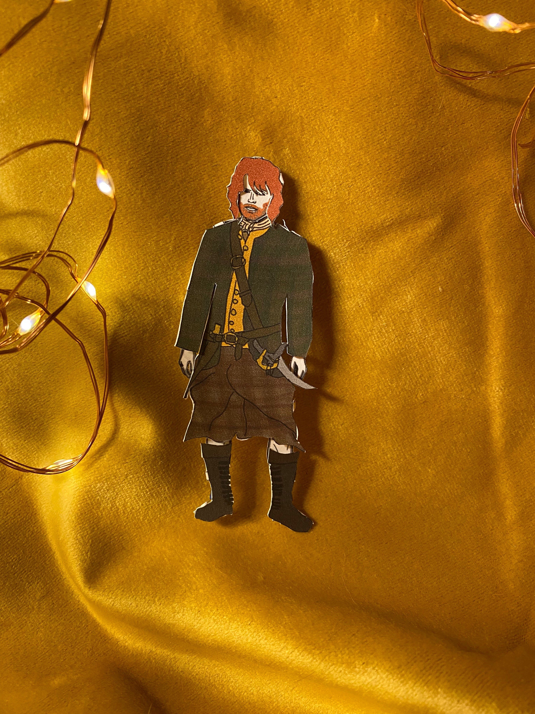 Outlander Jamie Fraser Nostalgia Style Paper Doll - Etsy