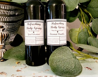 Long lasting essential oil organic fragrance oil body spray body spritz skin nourishing aromatherapy relaxation calming scent body sprays