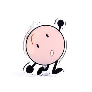Bubble BFDI Acrylic Keychain / Charm - object shows