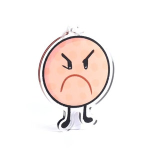 Golf Ball BFDI Acrylic Keychain / Charm - object shows