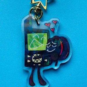 Gps and Tophat - keychain - the nightly manor - object show