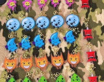 Battle for Dream Island keychains 1 -  Acrylic Keychains / Charms - object shows