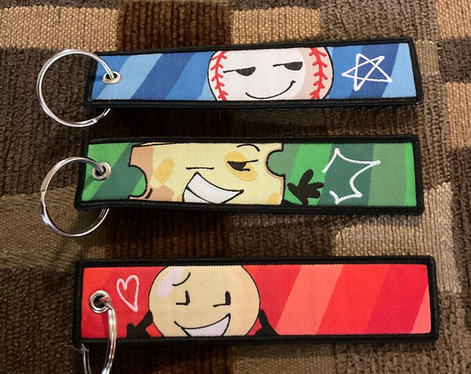 Inanimate Keychains Inanimate Insanity Character Landyard Keychain - Object Shows - Etsy