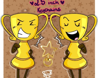 Trophy Inanimate Insanity - Acrylic Keychain / Charm -  object show