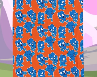 BFB柄のプラッシュブランケット4枚