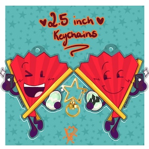 Fan inanimate insanity - Acrylic Keychain / Charm - object shows