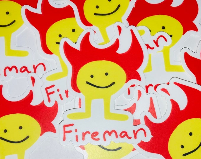 Fireman Switch Sticker Fireman Stickers - JERMA985 - Etsy