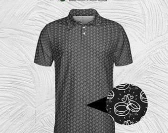 Black Last Swing Before the Ring Golf Polo for Grooms, I Do Collared Shirt for Bachelor Party Groomsmen Gifts