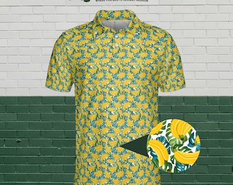 Funny Colorful Banana Golf Men's Polo Shirt S-5XL - Etsy