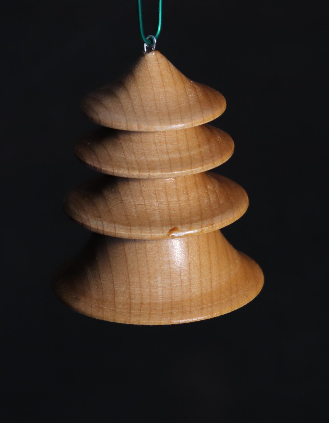 Christmas Tree Ornament in Maple Etsy