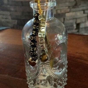 Manifesting Oil Lamp | Glass oil lantern | Refillable Glass oil lamp | Unique gift for her | Handmade home decor | modern home decor