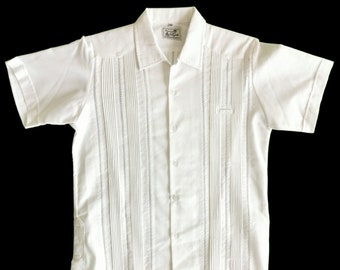 Presidential linen guayabera - Yucatecan presidential style guayabera - Traditional Mexican Guayabera - Short Sleeves