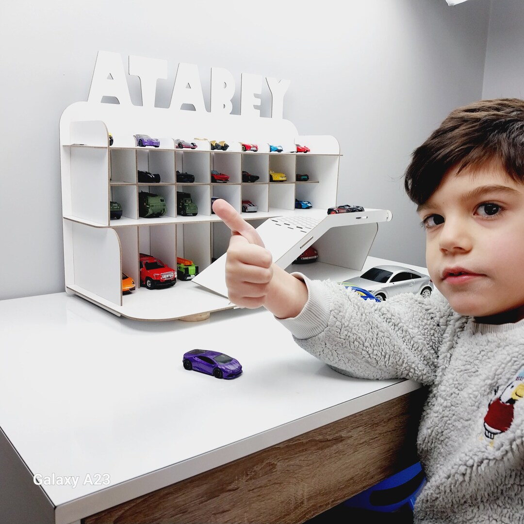 Personalized toy car storage children s birthday gift toy etsy