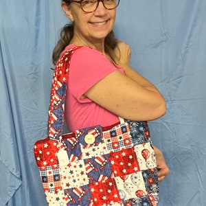 Bolso de mano acolchado hecho a mano / bolso / bolso de playa / bolso de crochet o tejido / bolso de viaje / bolso para cualquier momento y lugar