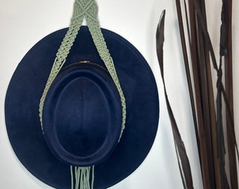 Macrame Hat Hanger - Handmade - Hat Hanger - Boho - Hat Holder - Handmade Macrame