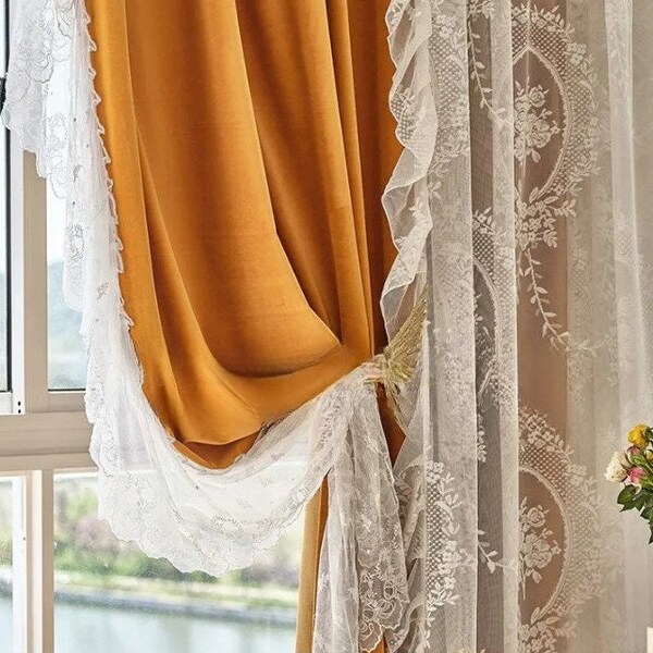 French Country Curtains Etsy