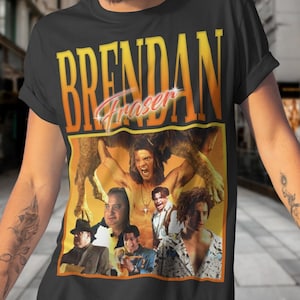 BRENDAN FRASER Shirt, Brendan Homage Vintage Tshirt, Brendan Fraser Retro Fan Tees, Retro 90s Sweater, Bootleg Shirt