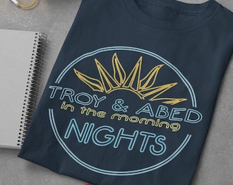 Troy and Abed In The Morning Nights Softstyle T-Shirt, Community Tshirt, Community TV Show Shirt, Abed Tshirt, Troy and Abed Tshirt