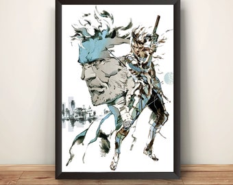 Shalashaska Revolver Ocelot V1 MGS Sons of Liberty Premium Poster