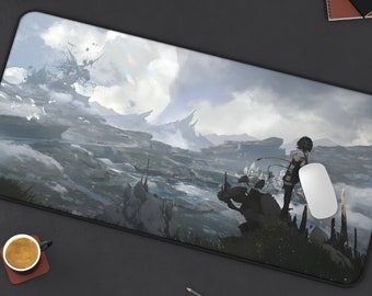 Rover Wuthering Waves Lookout Desk Mat, Gaming Mouse Pad, Wuthering Waves Desk Mat, Yinlin Mouse Pad, Gaming Mouse Pad