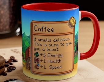 Stardew Valley Mug, Stardew Valley Gift, Valley Coffee Mug, Stardew Valley Game, Stardew Valley Cup, Stardew Mug, Video Game Mug, Gamer Mug