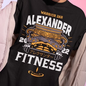 Alexander Fitness Unisex Graphic Tee, Warrior Shirt, Demon Tee, Tarnished Tshirt, Soulsborne Tee