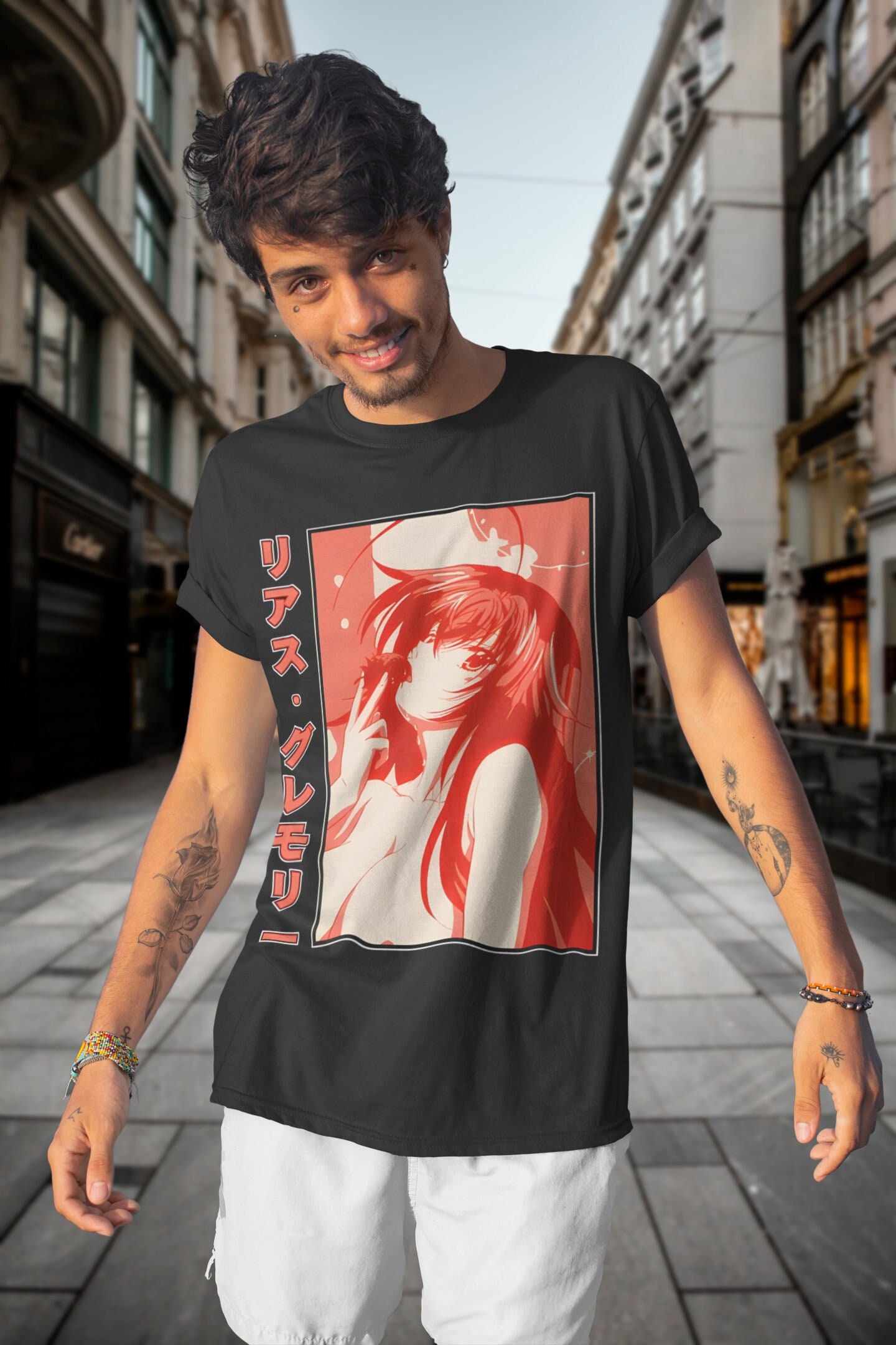  Anime High School DxD Hyoudou Issei Rias Gremory T Shirt Boys'  Summer Cotton Tee Comfort Crew Neck Short Sleeve Tshirt Small Black :  Clothing, Shoes & Jewelry