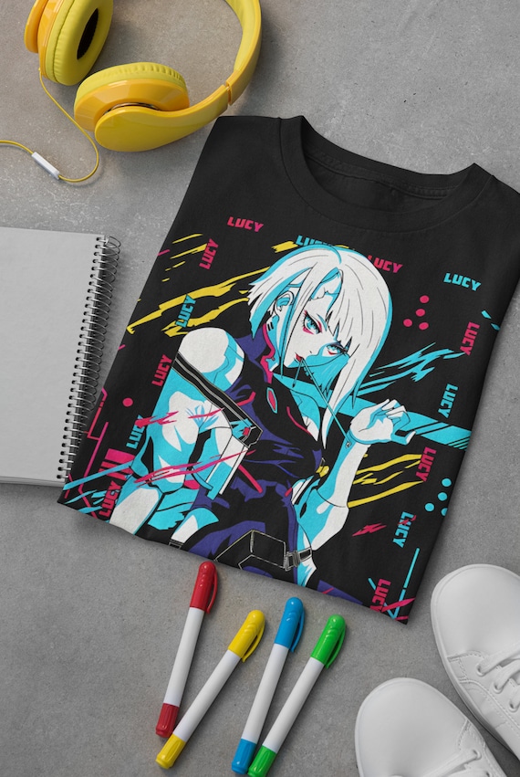 Edgerunners Neoncore Lucy Unisex Graphic Tee, Edge Runner Edgerunners Neoncore Lucy Unisex Graphic Tee, Edge Runner