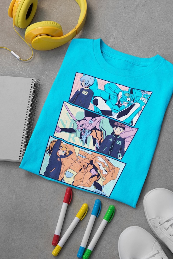 EVA Comic Panels Unisex Graphic Tee, Mecha Shirt, Zero Zero Shirt, Comic Tshirt