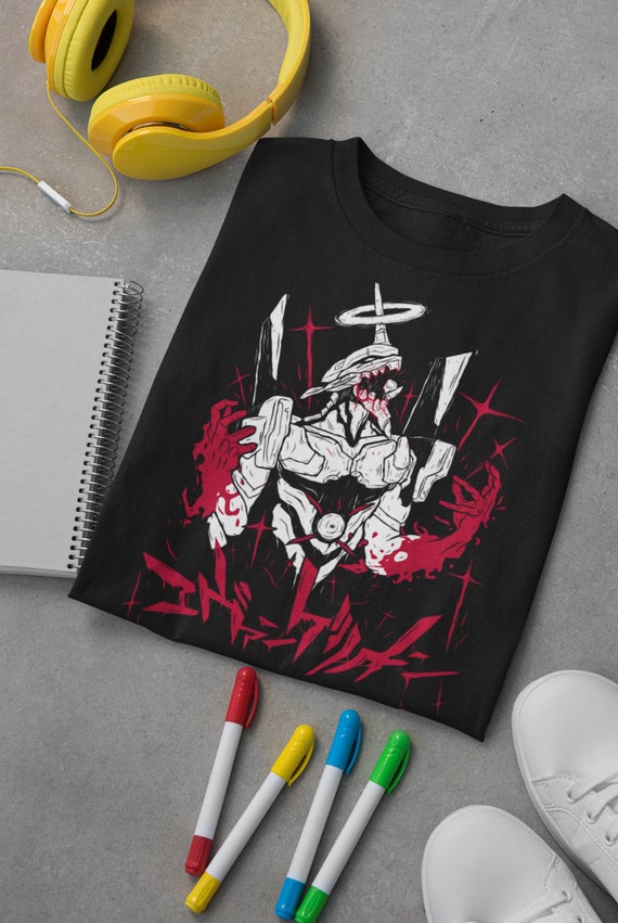 Eva Bloody Mech Tsukoshi Style Unisex Graphic Tee, Mecha Shirt, Zero Zero Shirt, Comic Tshirt