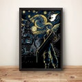 Starry Mako Reactor Premium Matte Vertical Posters, Final Fantasy Poster, FF7 Poster, FF Wall Art